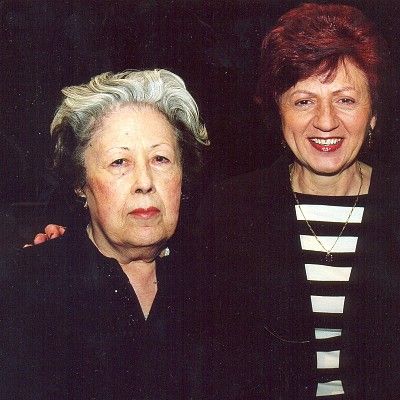 Con Julia Uceda, Ferrol 2005